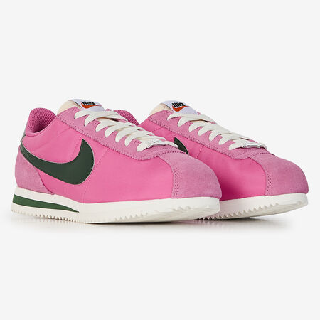 NIKE cortez CORTEZ NYLON PINK/GREEN WOMEN