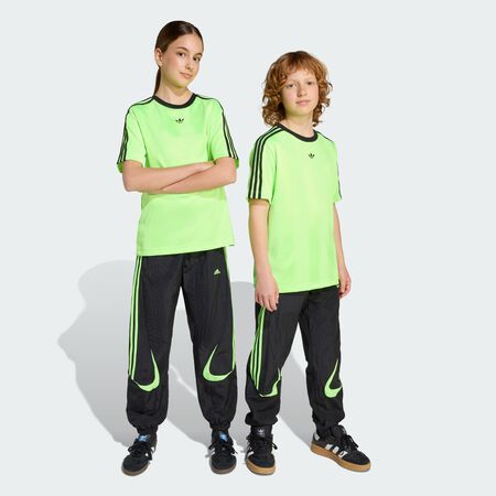 ADIDAS ORIGINALS Pantalon de survêtement Teamgeist Black / Signal Green JUNIOR