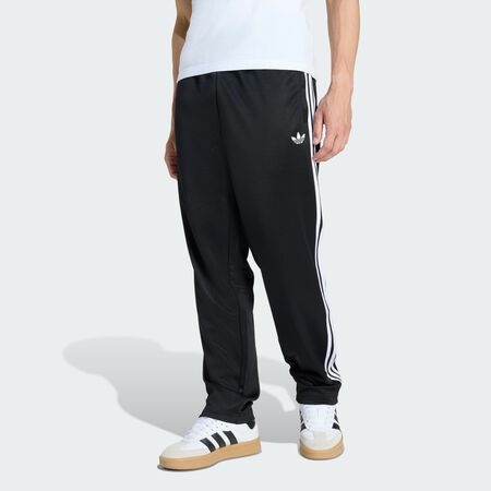 REGULAR TRACK PANTS : Black / White