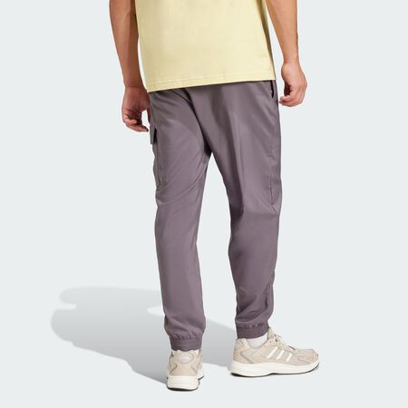 ADIDAS ORIGINALS Pantalon cargo petit logo Essentials Grey Strata / Black HOMME