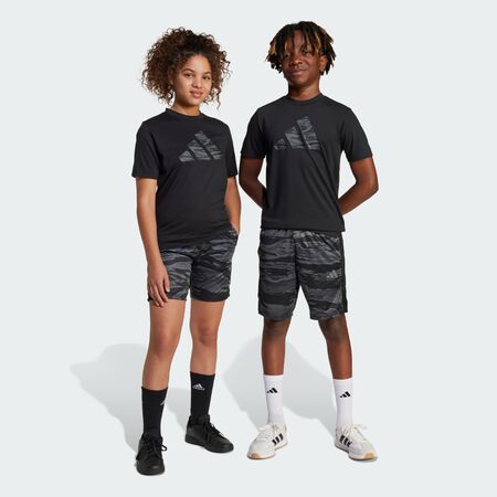 ADIDAS SPORTSWEAR Short imprimé camouflage Train Essentials Enfants Black / Grey Five / Grey Six / Carbon JUNIOR