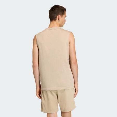 ADIDAS ORIGINALS TREFOIL ESSENTIALS SLEEVELESS TEE Stone Khaki MEN