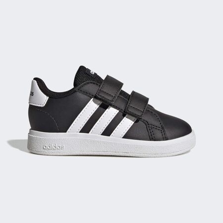 ADIDAS SPORTSWEAR Chaussure à scratch Grand Court Lifestyle Core Black / Cloud White / Core Black BÉBÉ