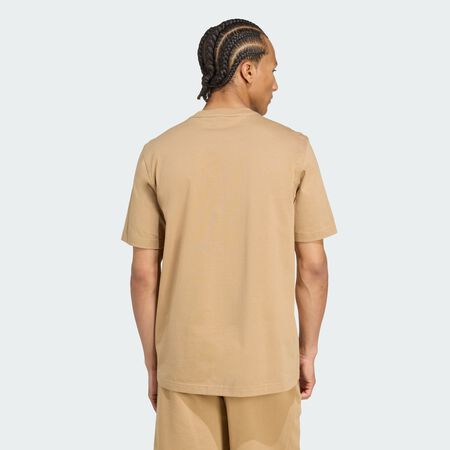 ADIDAS ORIGINALS T-shirt Trèfle Essentials Beige HOMME