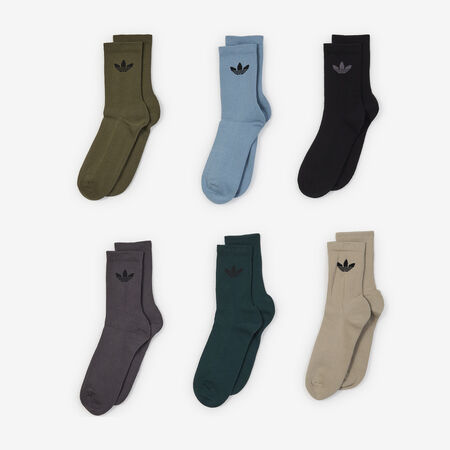 ADIDAS ORIGINALS CHAUSSETTES X6 CREW CUSHION MULTICOLOURED UNISEX