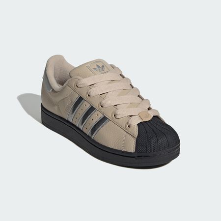 ADIDAS ORIGINALS superstar Superstar II Shoes Stone Khaki / Silver Metallic / Core Black WOMEN