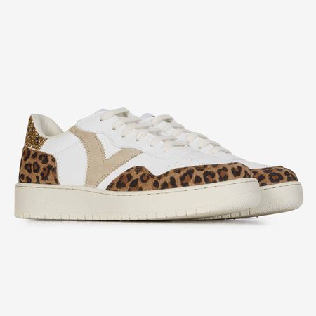 VICTORIA MADRID CHEETAH BLANC/BEIGE FEMME