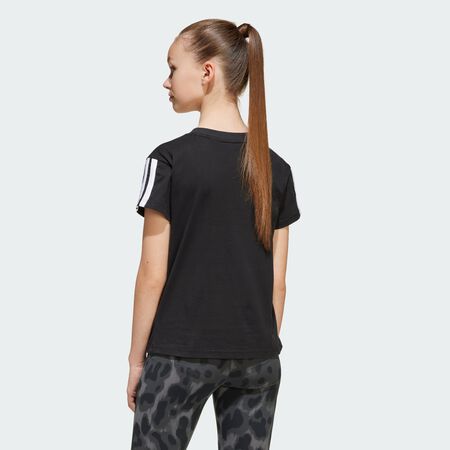 ADIDAS SPORTSWEAR T-shirt Essentials Enfants Black / White JUNIOR