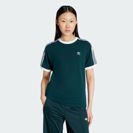 ADIDAS ORIGINALS T-shirt 3 bandes Aurora Ivy / White FEMME
