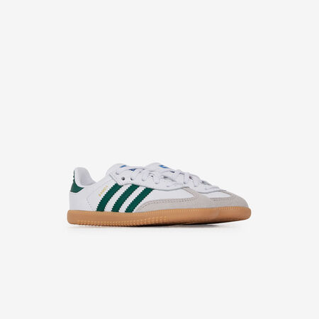 ADIDAS ORIGINALS samba SAMBA OG EL BLANC/VERT BÉBÉ