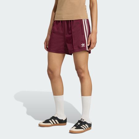 ADIDAS ORIGINALS Short Firebird Maroon / Cream White FEMME