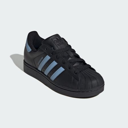 ADIDAS ORIGINALS superstar Superstar II Shoes Core Black / Ash Blue / Core Black WOMEN