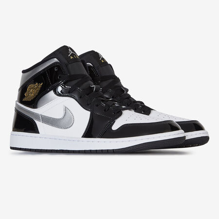 JORDAN air jordan 1 JORDAN 1 MID BLANC/NOIR HOMME
