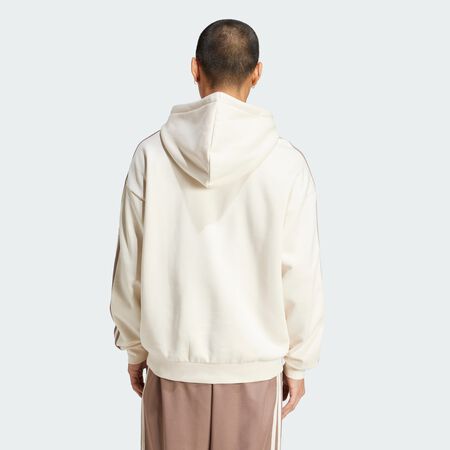 ADIDAS ORIGINALS Sweat-shirt à capuche coupe baggy Adicolor Wonder White HOMME
