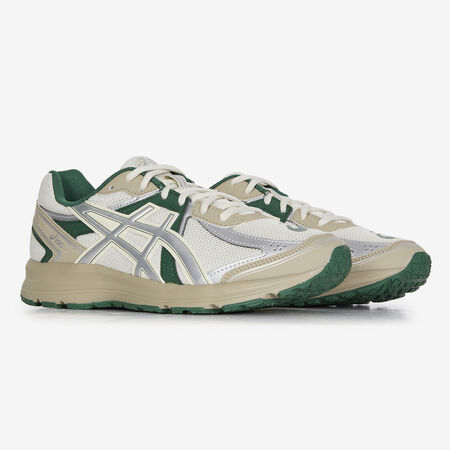 ASICS JOG 100S BEIGE/VERT HOMME