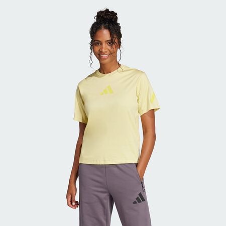 ADIDAS ORIGINALS T-shirt adidas Z.N.E. Powder Yellow FEMME