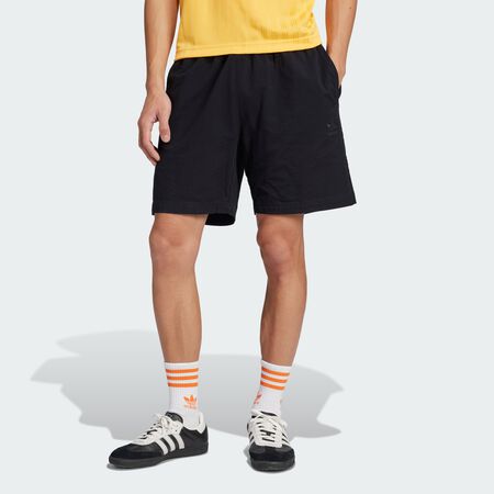 ADIDAS ORIGINALS Essentials Seersucker Shorts Black MEN