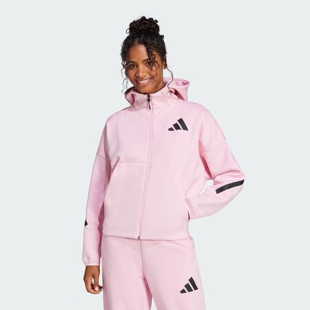 ADIDAS ORIGINALS Veste à capuche entièrement zippée adidas Z.N.E. True Pink FEMME