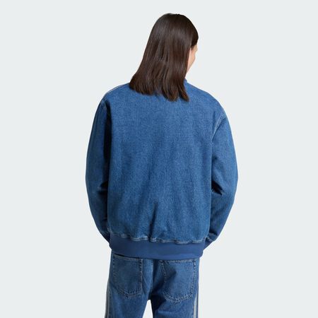 ADIDAS ORIGINALS JACKET FZ FIREBIRD DENIM BLEU/BLANC HOMME