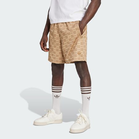 ADIDAS ORIGINALS Monogram Regular Mesh Shorts Cardboard MEN