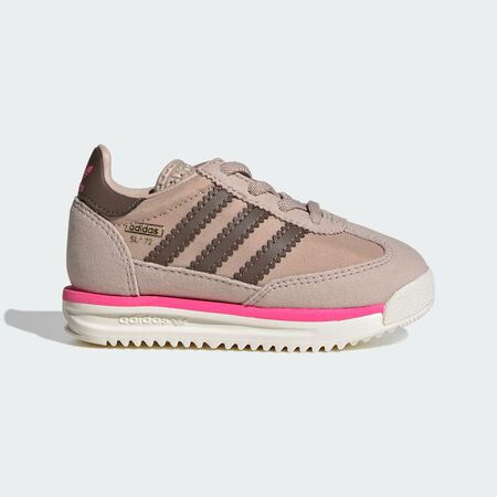 ADIDAS ORIGINALS sl 72 SL 72 RS Elastic Laces Shoes Kids Wonder Taupe / Earth Strata / Lucid Pink BABIES