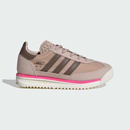 ADIDAS ORIGINALS SL 72 RS Elastic Laces Shoes Kids Wonder Taupe / Earth Strata / Lucid Pink BABIES