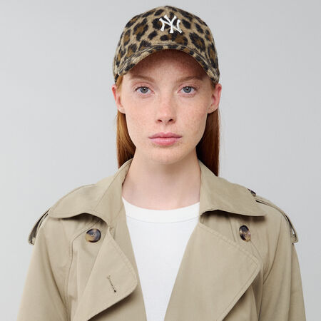 NEW ERA 9FORTY WOMEN NY LEO AOP MARRON/BEIGE FEMME