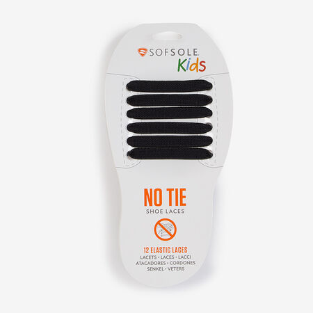 SOFSOLE LACETS ELASTIQUES KIDS X12 BLACK UNISEX
