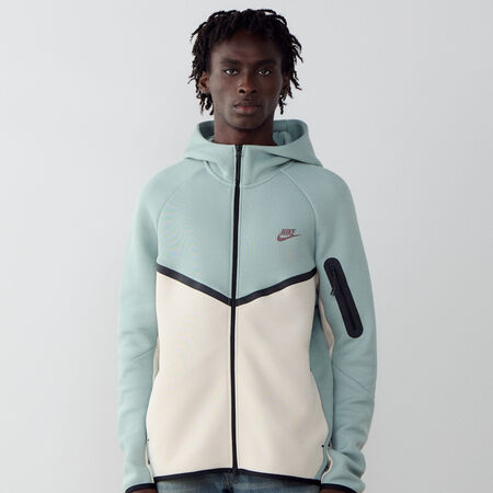 NIKE JACKET TECH FLEECE FZ BLUE/BEIGE MEN