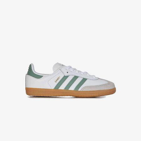 ADIDAS ORIGINALS samba SAMBA OG WHITE/GREEN TODDLERS