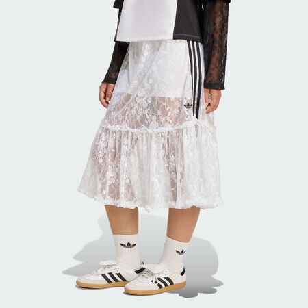 ADIDAS ORIGINALS adidas Originals Lace Skirt White WOMEN