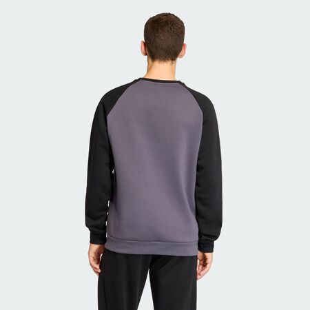 ADIDAS ORIGINALS CHEST STRIPES CREWNECK SWEATSHIRT Aurora Onix / Black MEN
