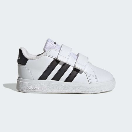 ADIDAS SPORTSWEAR Chaussure à scratch Grand Court Lifestyle Cloud White / Core Black / Core Black BÉBÉ