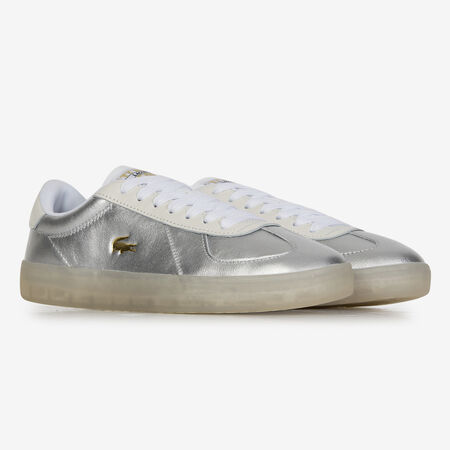 LACOSTE BASESHOT PRO ARGENT FEMME