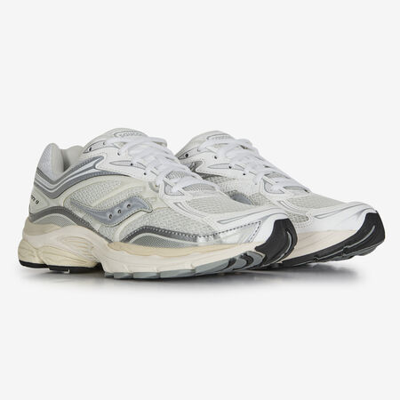 SAUCONY PROGRID OMNI 9 SUEDE WHITE/SILVER MEN