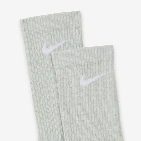 NIKE CHAUSSETTES X3 CREW SOLID COLOR ASSORTI GREY/PINK UNISEX