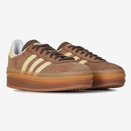 ADIDAS ORIGINALS gazelle GAZELLE BOLD BROWN/YELLOW WOMEN