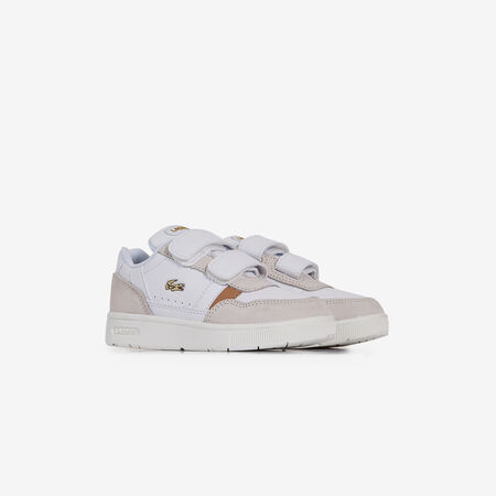 LACOSTE t-clip T-CLIP WHITE/BROWN BABIES