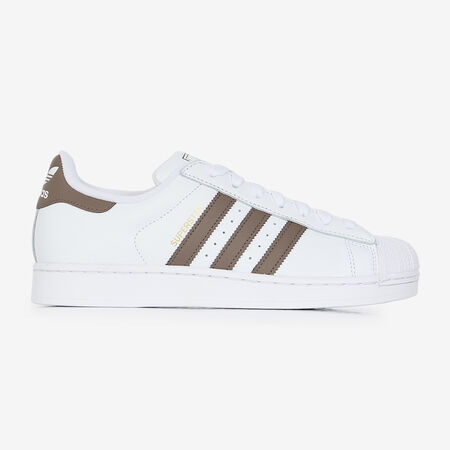 SUPERSTAR : WHITE/BROWN