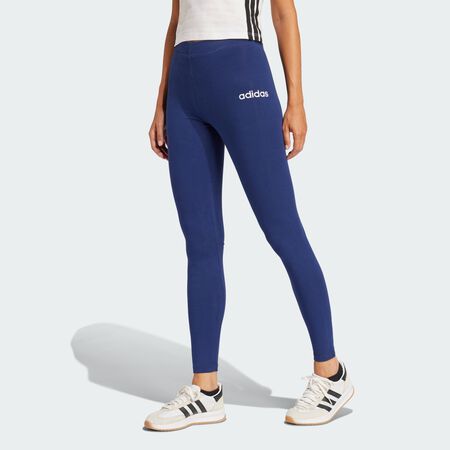 Legging coton Essentials Linear : Dark Blue / White