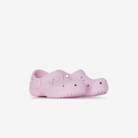 CROCS CLASSIC CLOG FLORAL PINK BABIES