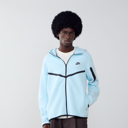 JACKET TECH FLEECE FZ : BLEU/NOIR