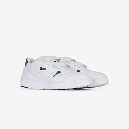 LACOSTE t-clip T-CLIP COLLEGE CF BLANC/VERT TODDLERS