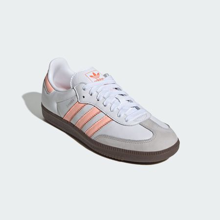 ADIDAS ORIGINALS Chaussure Samba OG Cloud White / Clear Orange / Semi Coral MIXTE