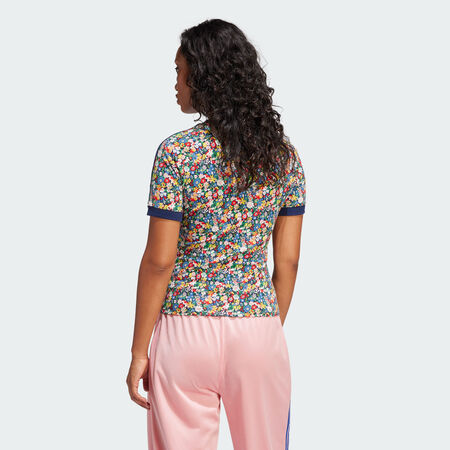 ADIDAS ORIGINALS T-shirt adidas Originals x Liberty London Cali Multicolor / Night Indigo FEMME