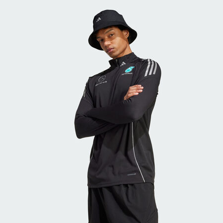 ADIDAS PERFORMANCE HAUT DE MÉCANICIEN MERCEDES - AMG PETRONAS FORMULA ONE TEAM Black / Reflective Silver HOMME