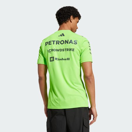 ADIDAS PERFORMANCE MERCEDES - AMG PETRONAS FORMULA ONE TEAM SET UP TEE Solar Green / Black MEN