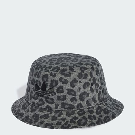 ADIDAS ORIGINALS Leopard Bucket Hat Carbon / Black UNISEX