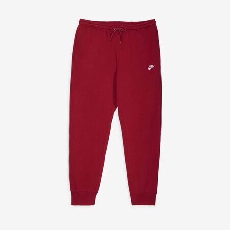 NIKE PANT JOGGER CLUB BURGUNDY/WHITE MEN
