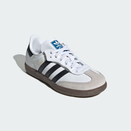 ADIDAS ORIGINALS Chaussure lacets élastiques Samba OG Comfort Closure Enfants Cloud White / Core Black / Gum BÉBÉ